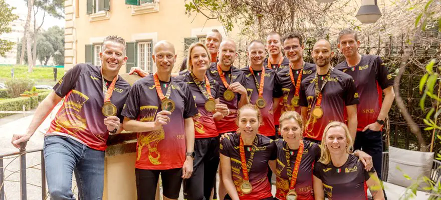 Groepsreis naar Rome mondt uit in zware maar succesvolle marathon