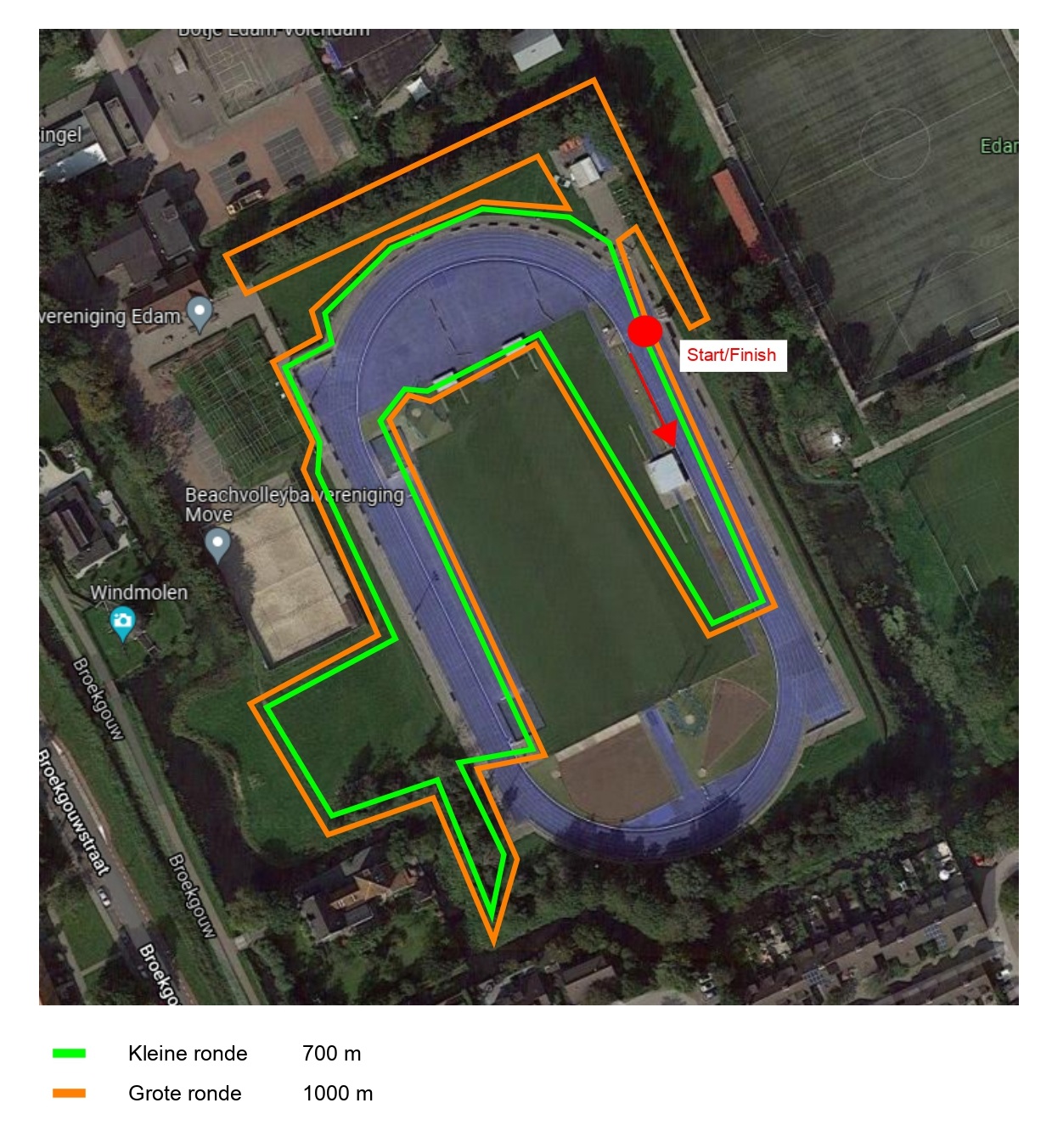 Parcours Krokuscross 15 februari 2026